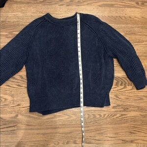 Demylee sweater Chelsea cotton ink/midnight blue Medium euc $228 euc/almost new
